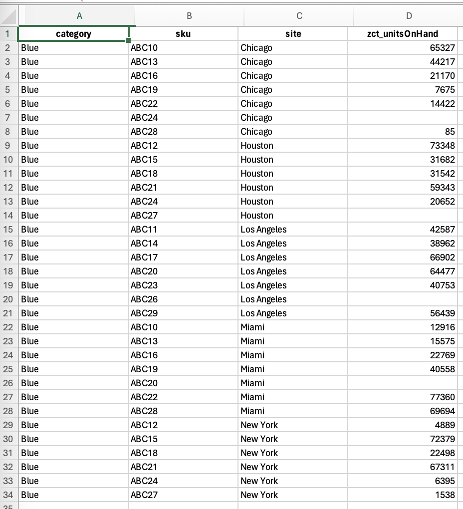 FileMaker to Excel